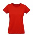 Dames T-shirt B&C Inspire Plus TW049 Fire Red